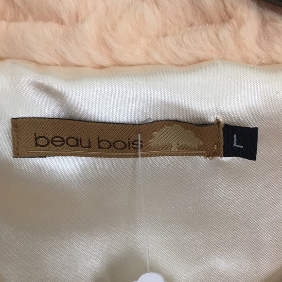 NWT peach color crop cape style little jacket - Picture 2 of 8